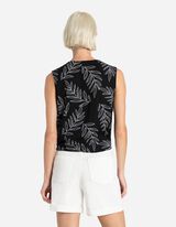 Maglia blusata - Con nodi - nero