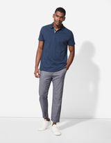 Chino - Linnenlook - donkerblauw