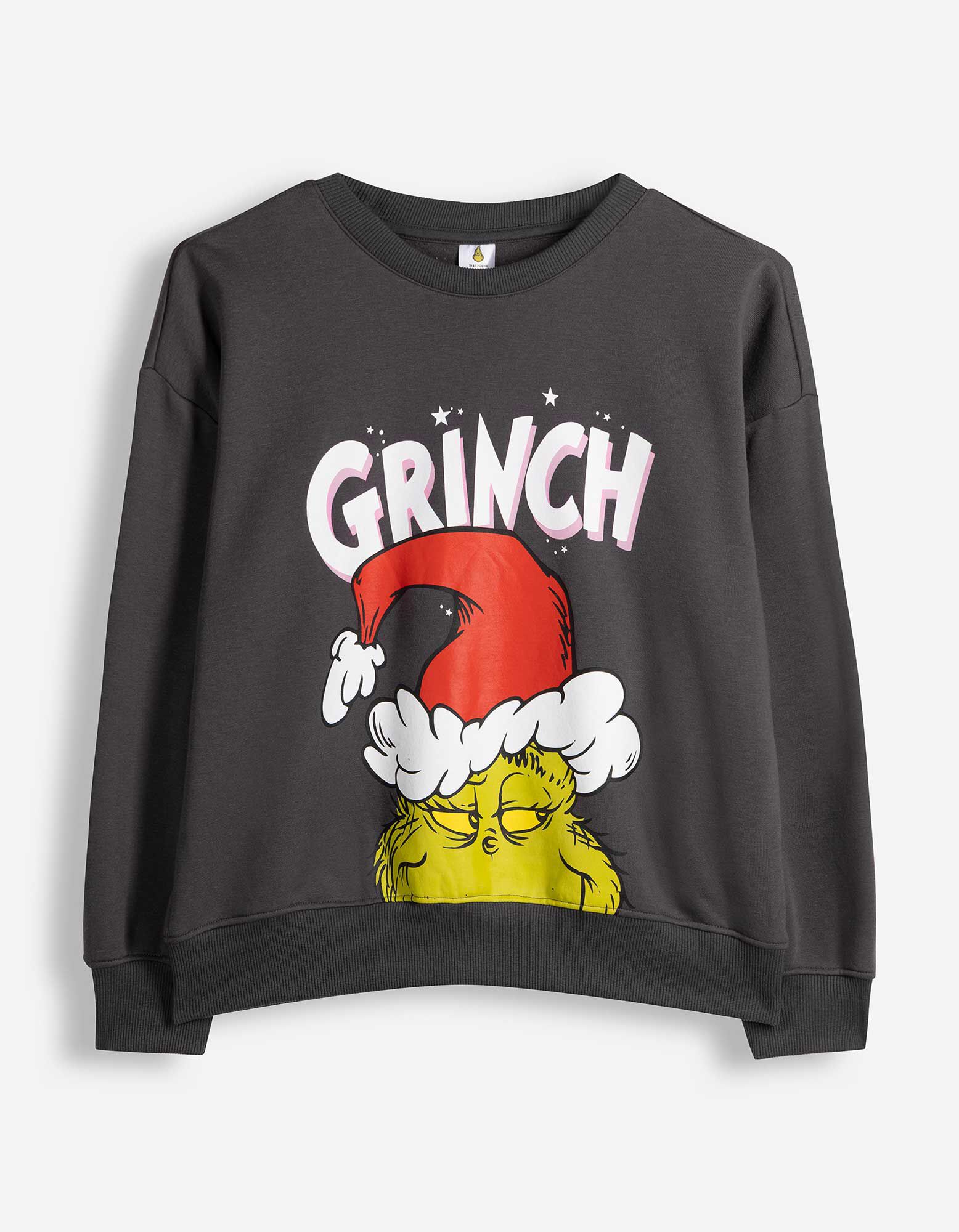 Sweatshirt - The Grinch - Dunkelgrau