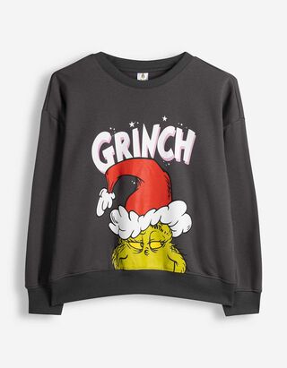 Sweatshirt - The Grinch - Dunkelgrau