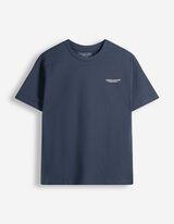 T-Shirt - Oversized Fit - Dunkelblau