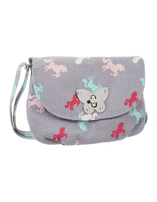M&auml;dchen Umh&auml;ngetasche mit Einhorn-Prints