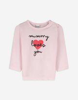 Langarmshirt - Print - rosa