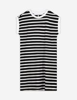 Kleid - gerade geschnitten - schwarz