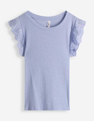 Top - Volants - Hellblau