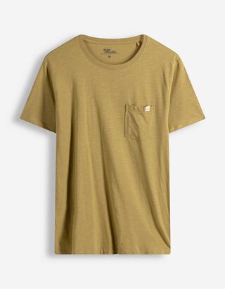 T-shirt - Borstzak - lichtbruin