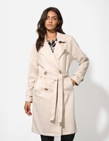 Trench - Materiale morbido - beige