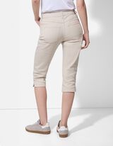 Kapri hlače - Twill - belo