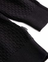 Pullover - mit Struktur - Schwarz