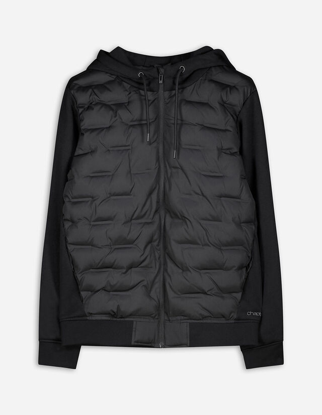 rozpinana bluza - ocieplenie - czarny