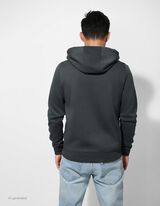 rozpinana bluza - kaptur z troczkiem - ciemny zielony