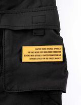 &Scaron;ortai su ki&scaron;enėmis - Antsiuvas - juodas