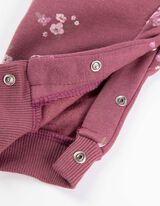 Nohavice s náprsenkou - Volány - tmavocervena