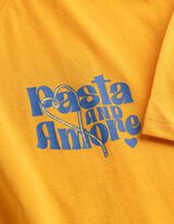 T-Shirt - R&uuml;ckenprint - gelb