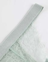 Nohavičky string - Čipka - svetlozelena