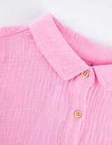 Ruh&aacute;b&oacute;l &eacute;s leggingből &aacute;ll&oacute; szett - Muszlin - pink