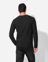 Pullover - Rundhals-Ausschnitt - dunkelgrau