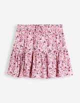 Skort - Allover-Print - rosa