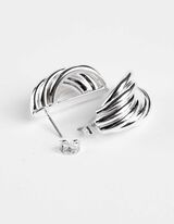 Ohrringe - 2er-Pack - silberfarben