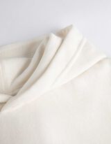 Dukserica sa kapuljačom - bela