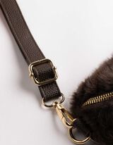 Hip Bag - Kunstfell - Braun