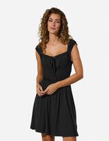 Kleid - Viskose-Anteil - Schwarz