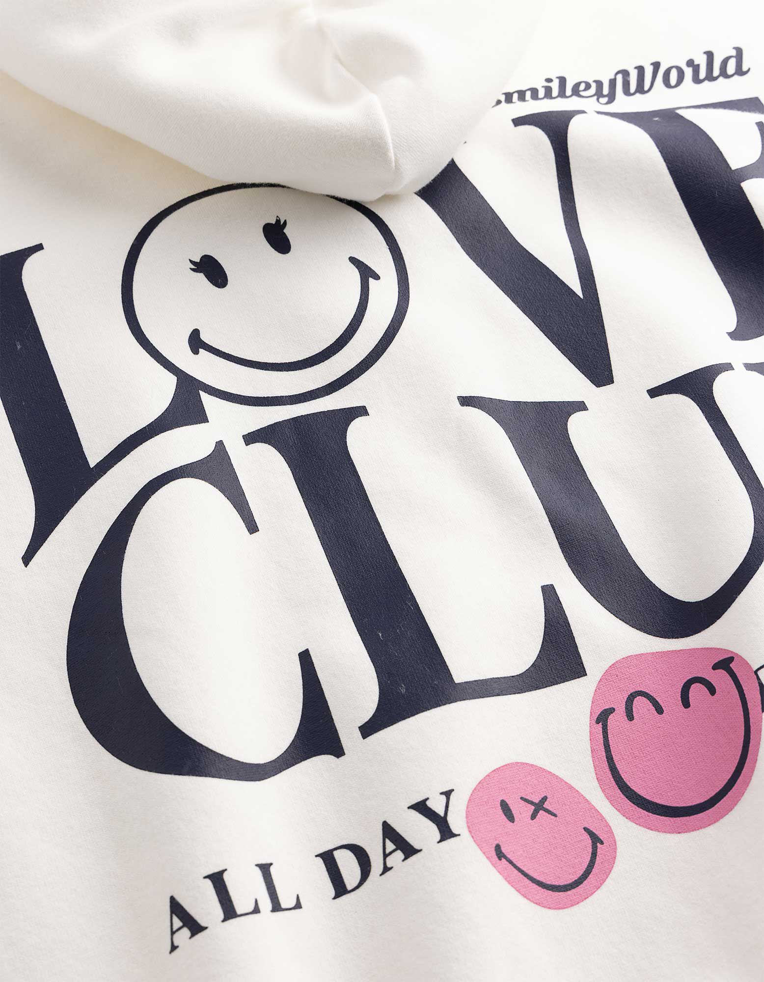 Hoodie - SmileyWorld&reg; - Off-White