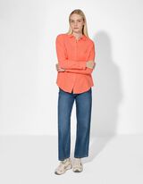 Blouse - Unicolore - Rouge clair