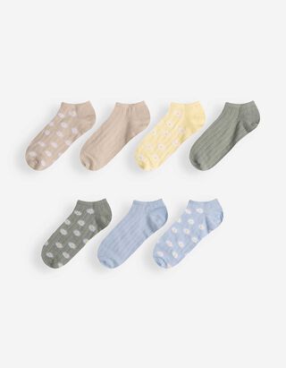 Sneakersocken - 7er-Pack