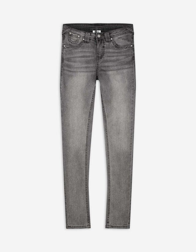 Jeans - Wascheffekte - grau
