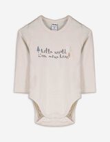 Romper lange mouw - Print - wit