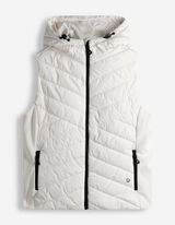 Bodywarmer - Stiknaden - wit