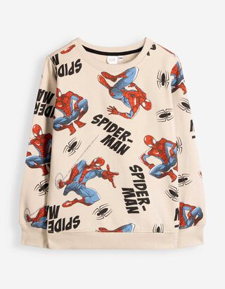 Sweat-shirt - Spider-Man - beige