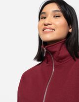 Bliuzonas - Užtrauktukas - tamsiai raudonas