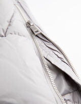 dugi prsluk - Umjetno krzno - siva