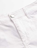 Caprihose - Twill - wei&szlig;