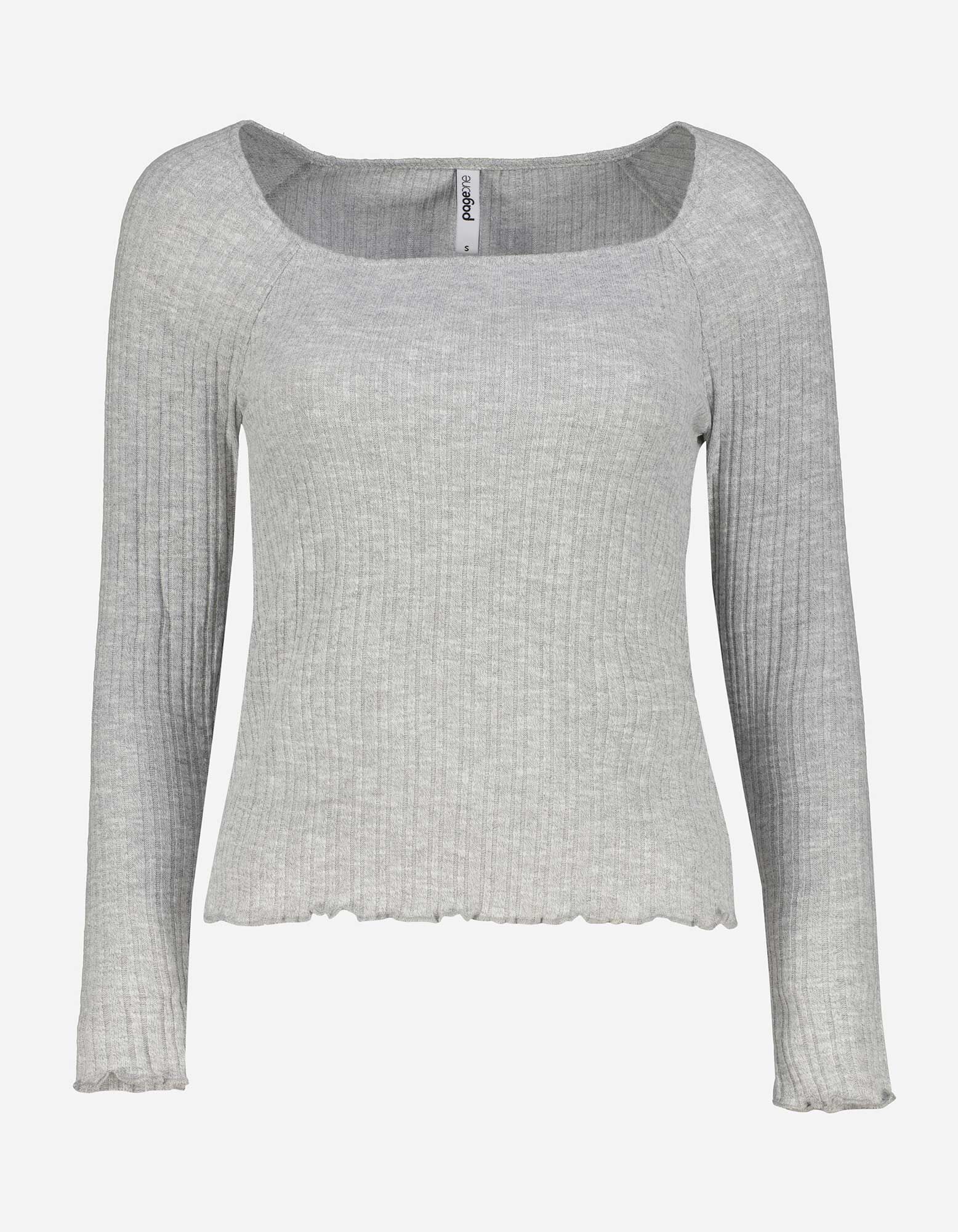 Longsleeve - Viscosemix - grijs