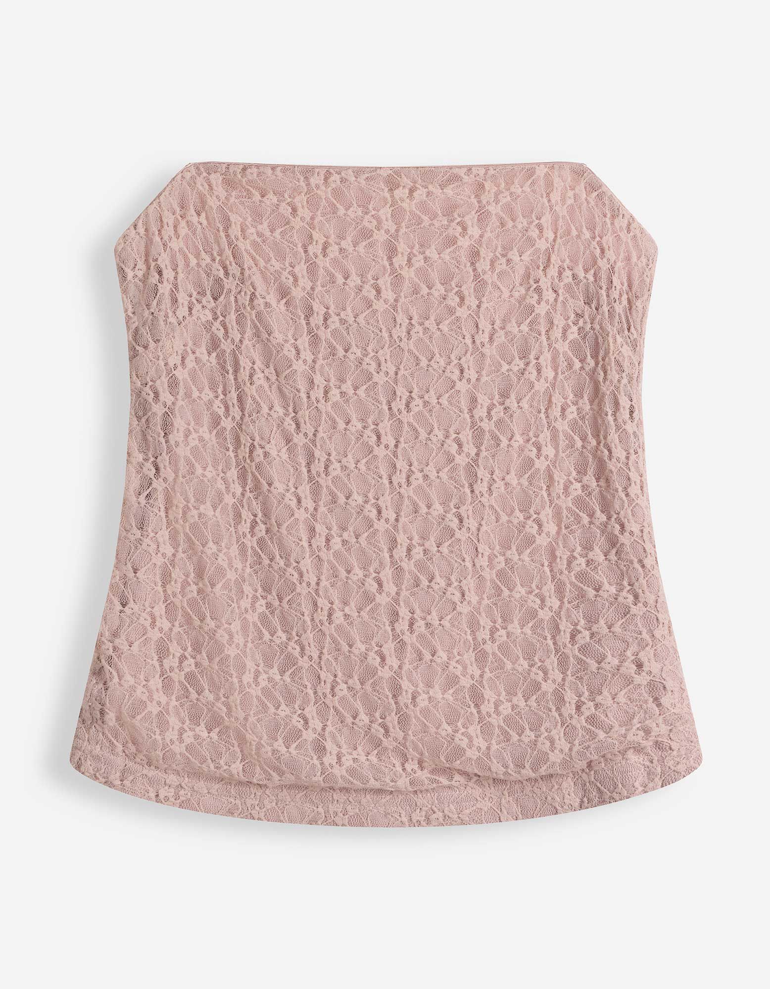 Top sans manches - Dentelle - ros&eacute; tendre 