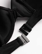 Bikinov&aacute; podprsenka - Nastaviteln&aacute; ram&iacute;nka - cern&aacute;