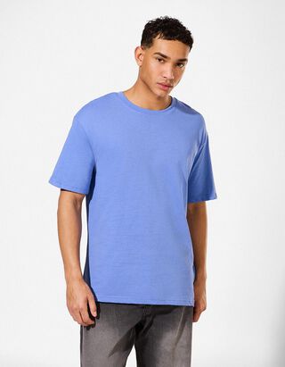 T-shirt - Oversized fit - blauw