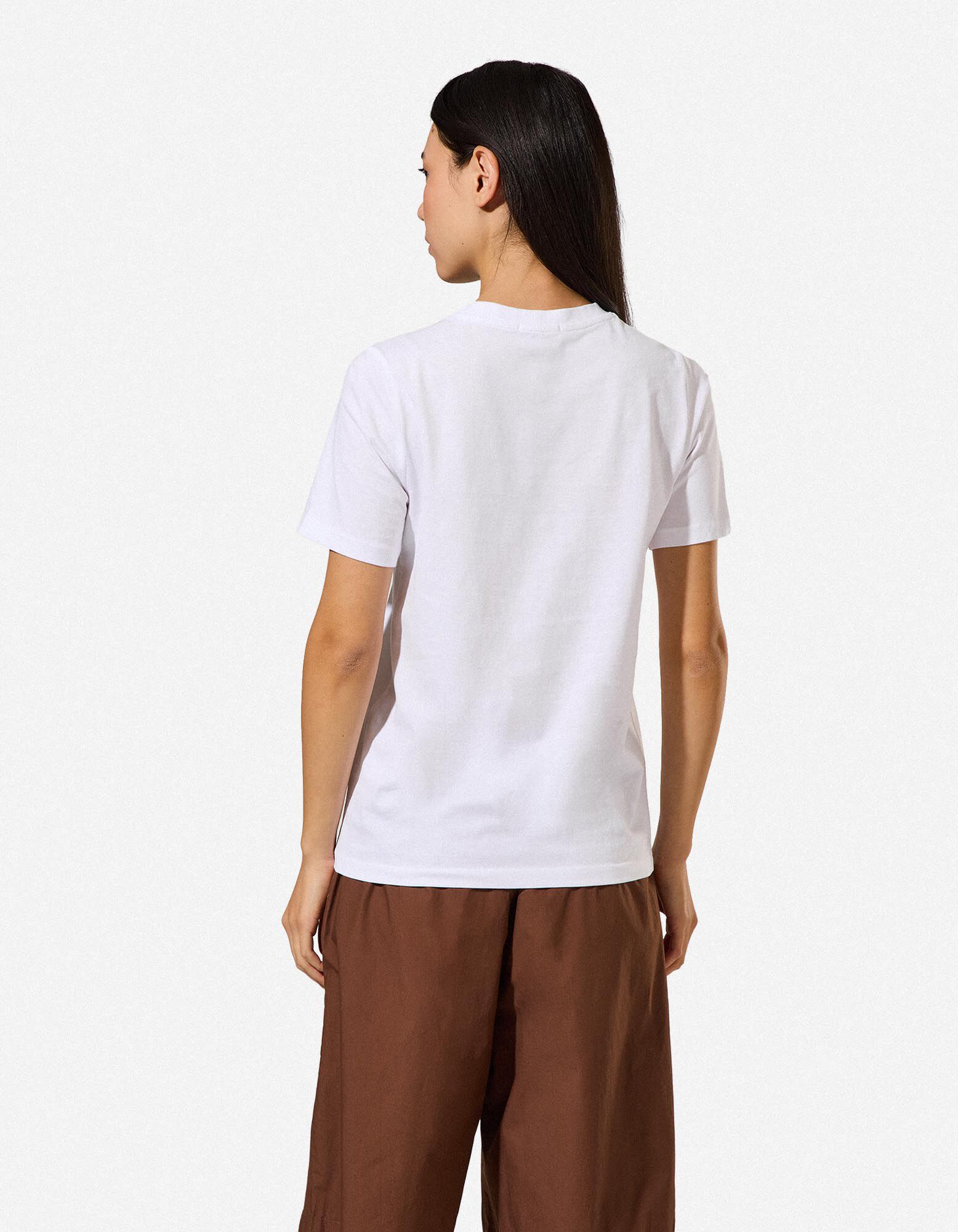 T-Shirt - Stickerei - Wei&szlig;
