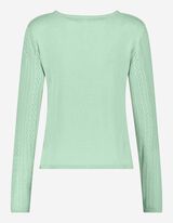 Cardigan - Coupe Slim Fit - Vert clair