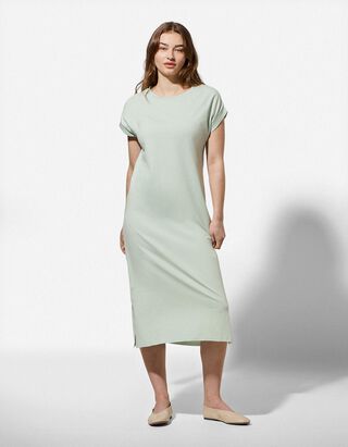 Robe - Unicolore - turquoise