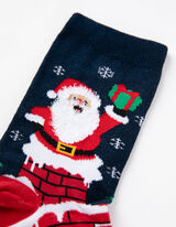 Calze - Natale - blu scuro