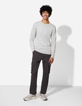 Pulover - Viskozna mešanica - siva