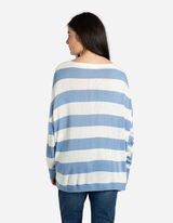 Pullover - Viskoosisegu - helesinine