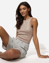 Bermuda  - Linnenmix - beige