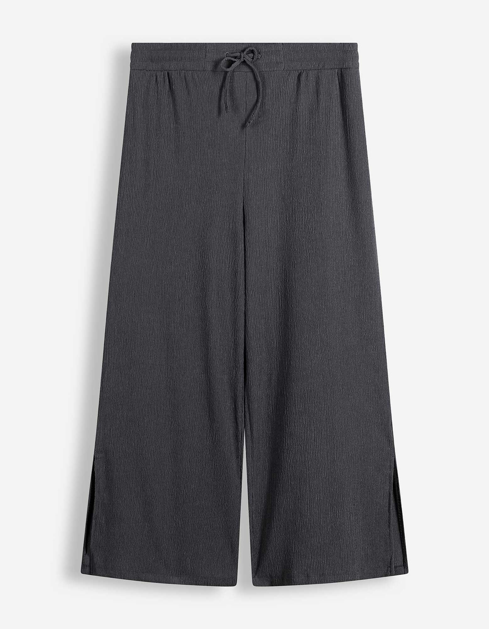 Pantalon - Unicolore - gris fonc&eacute;