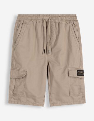 Cargo &scaron;ortky - Twill - b&eacute;žov&aacute;