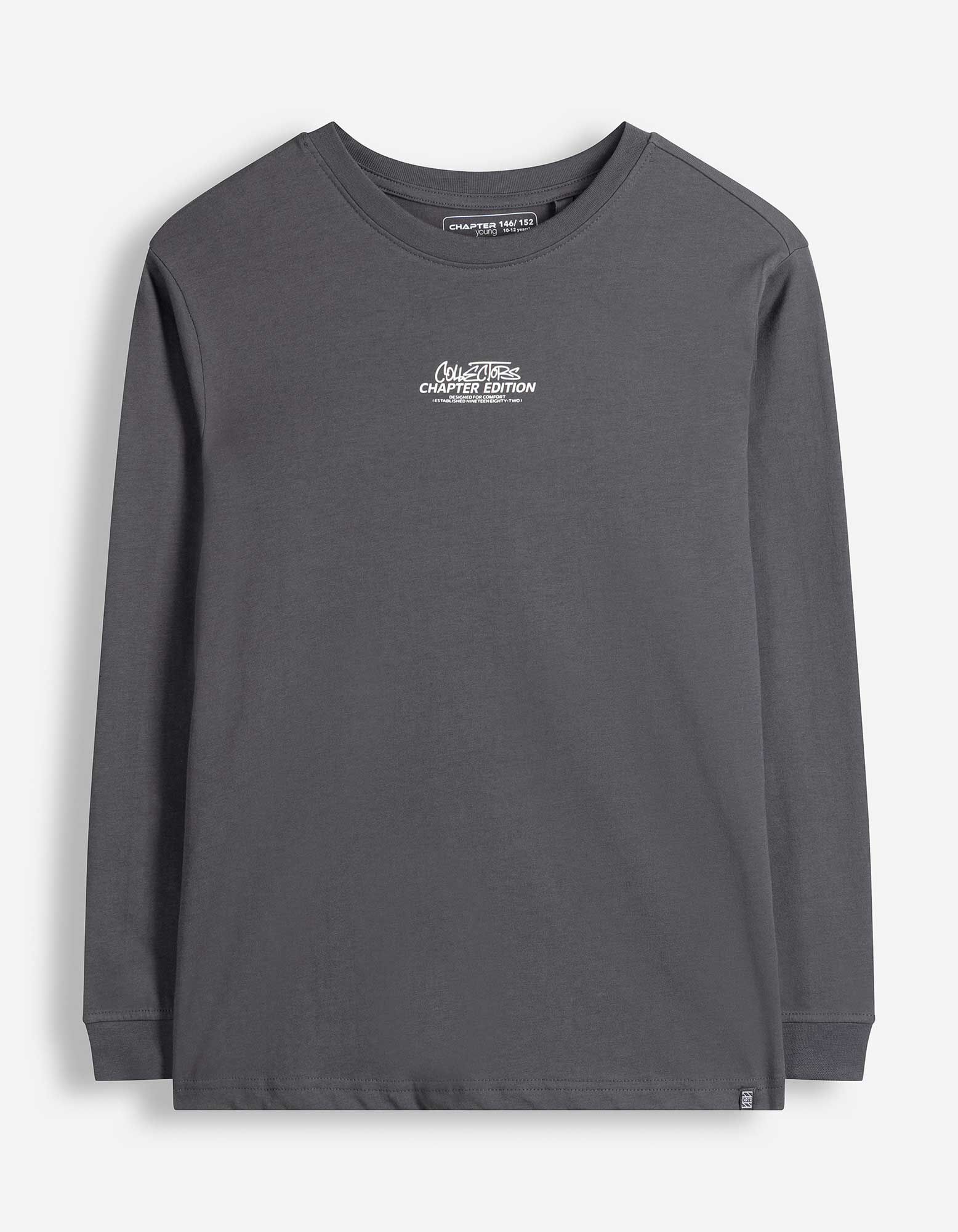 Longsleeve - Oversized fit - Donkergrijs